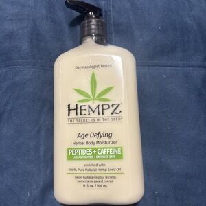 HEMPZ Age Defying Herbal Body Moisturizer, 17 fl oz.